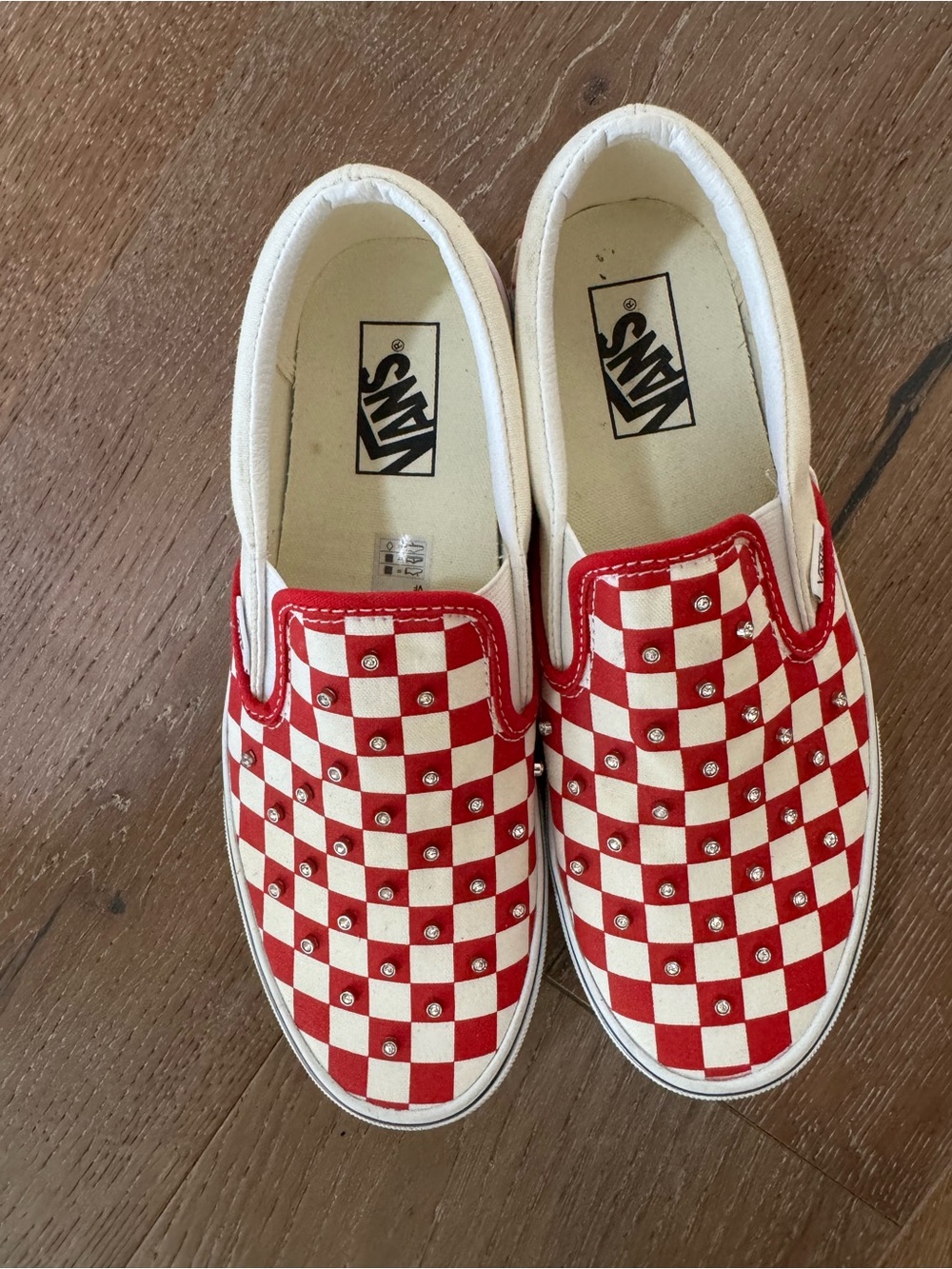 Vans women's sneakers worn once for an hour